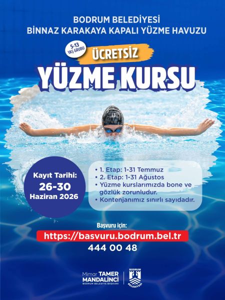 Ücretsiz Yüzme Kursu