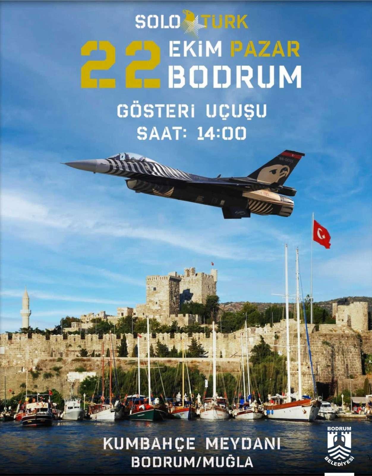 Bodrum Belediyesi 29 Ekim Cumhuriyet Bayramı Kutlama Programı Kapsamında Solo Türk Gösterisi