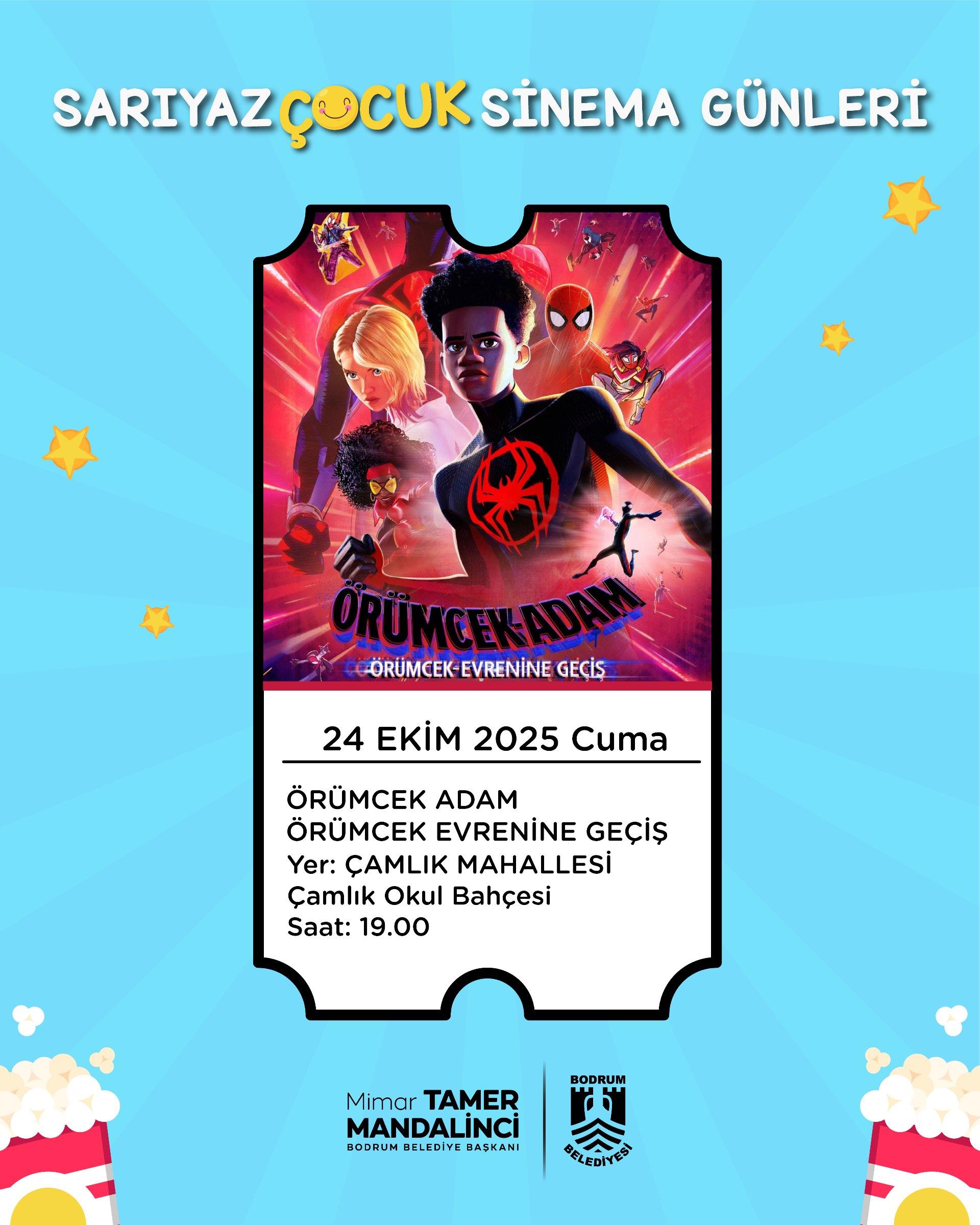 Sarıyaz Çocuk Sinema Günleri - Çamlık Mahallesi - Örümcek Evrenine Geçiş