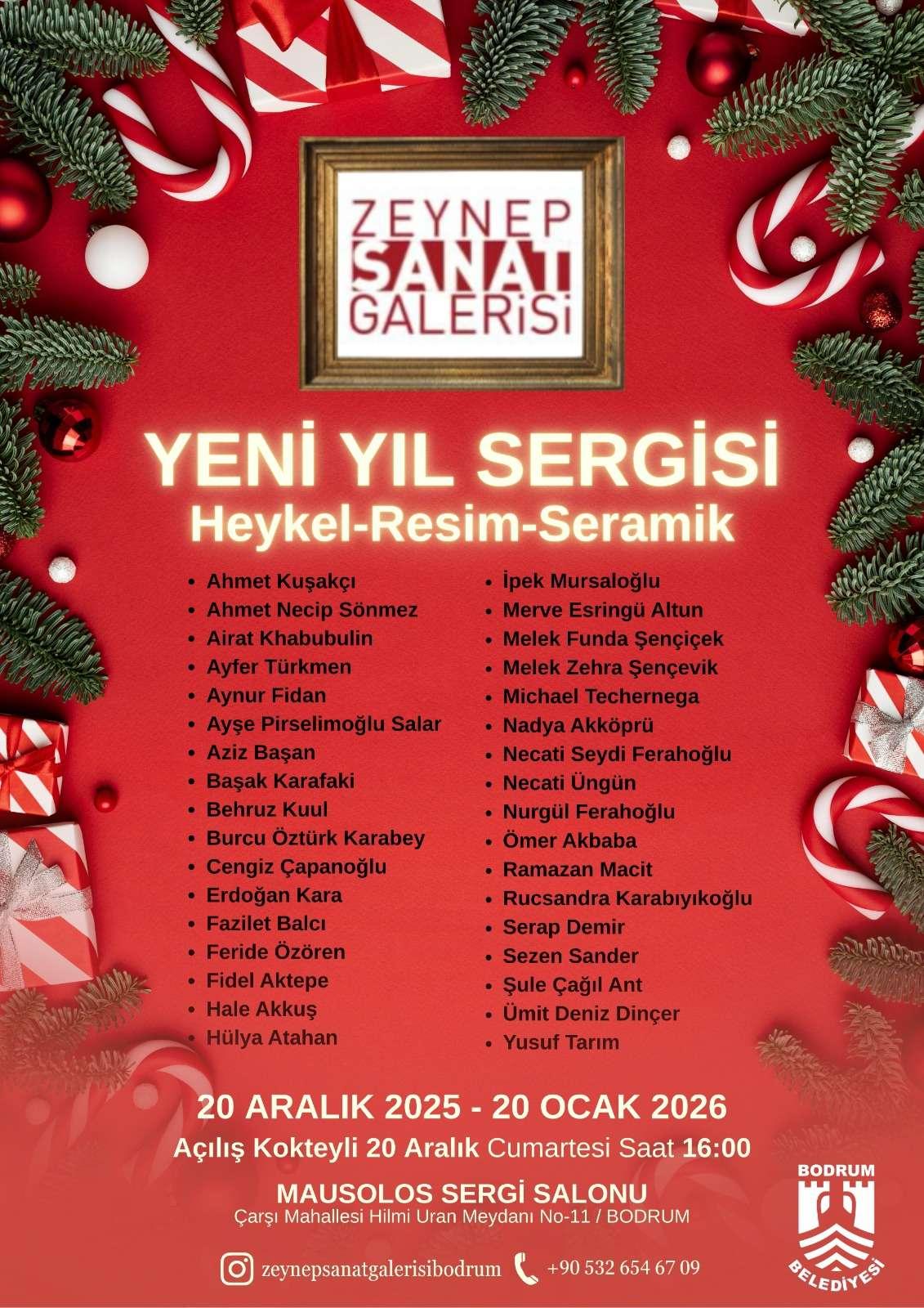 Zeynep Sanat Galerisi  Yeni Yıl Sergisi