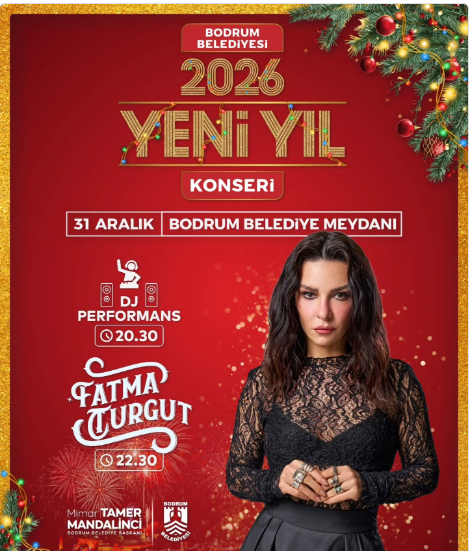 Bodrum Belediyesi Yılbaşı Programı Fatma Turgut Konseri