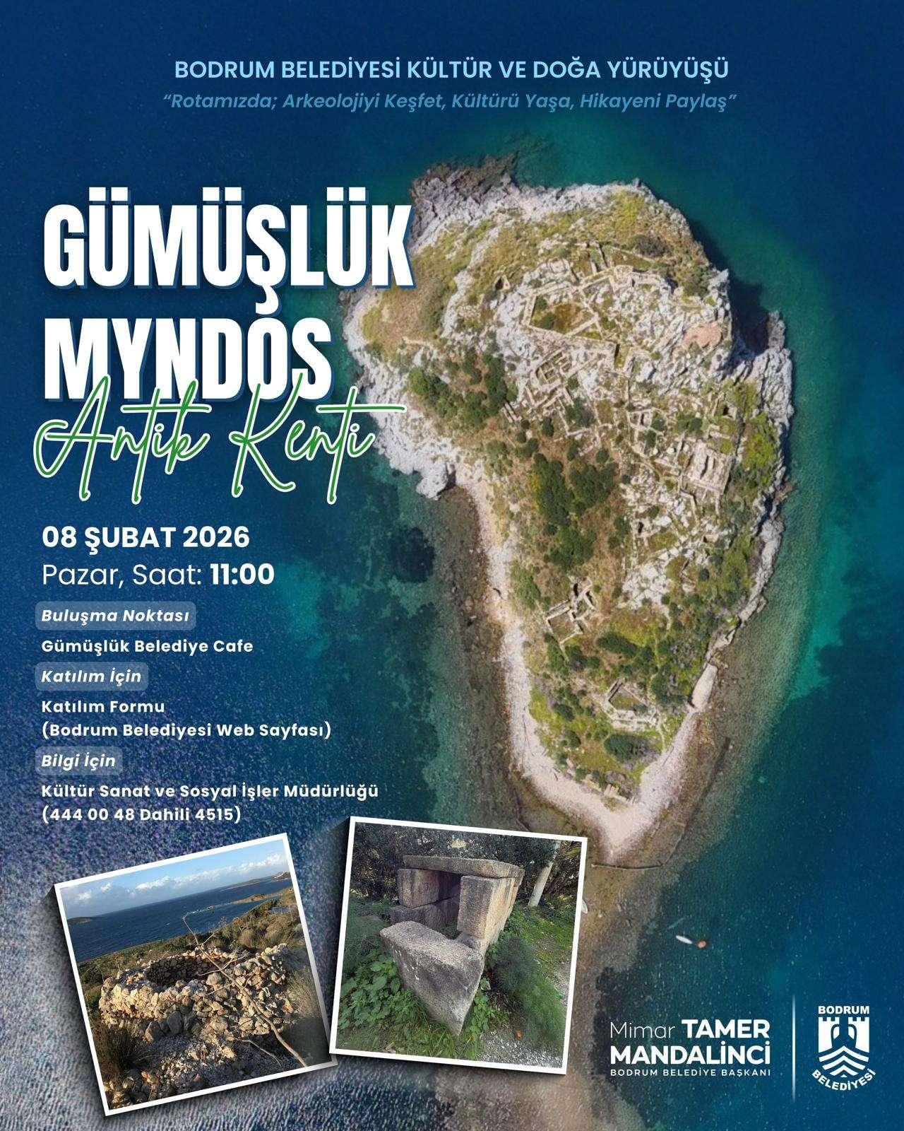 Gümüşlük Myndos Antik Kenti Kültür ve Doğa Yürüyüşü