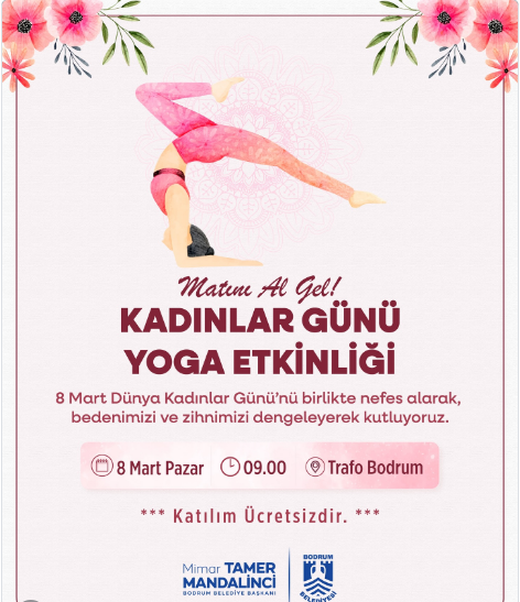 08 Mart Dünya Kadınlar Günü’ne Özel Açık Hava Yoga Etkinliği
