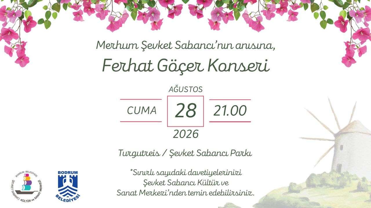 Merhum Şevket Sabancı Anısına Ferhat Göçer Konseri