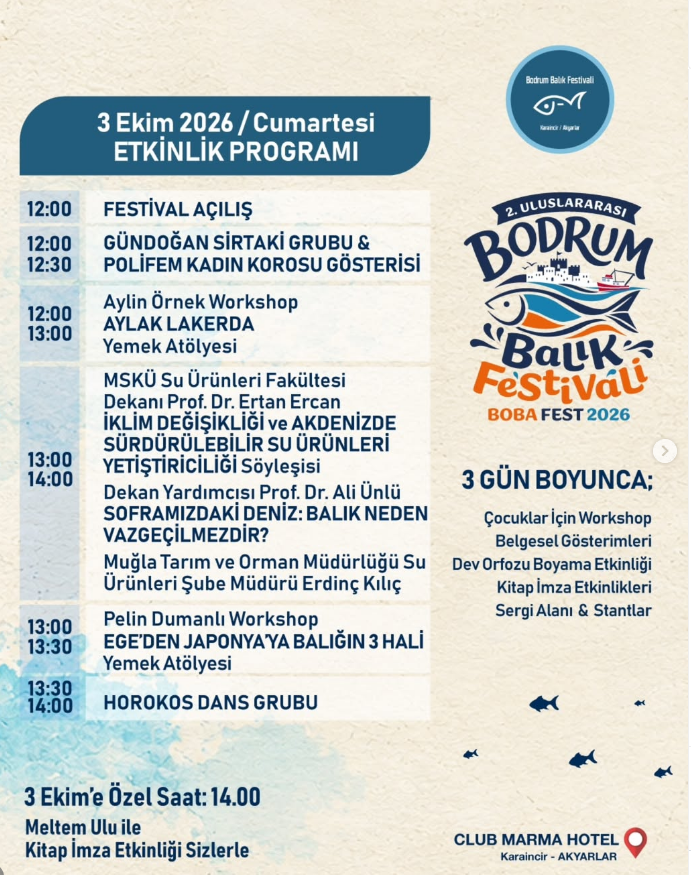 2. Uluslararası Bodrum Balık Festivali