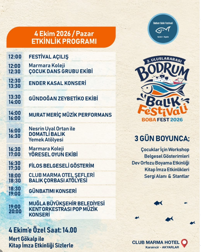 2. Uluslararası Bodrum Balık Festivali