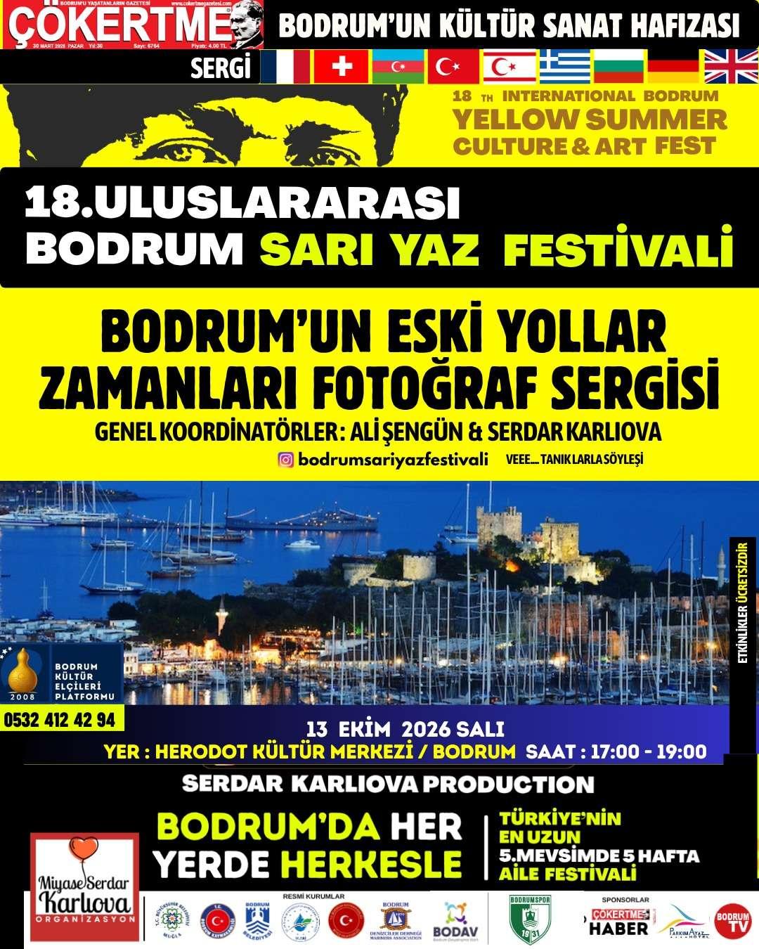 18. Uluslararası Bodrum Sarı Yaz Festivali Fotoğraf Sergisi