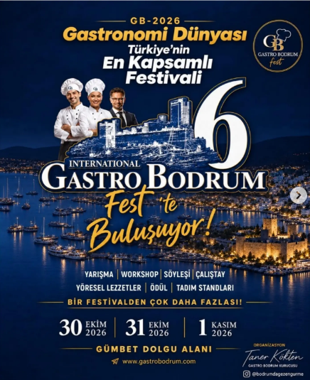 2026 Uluslararası GastroBodrum Gastronomi Festivali