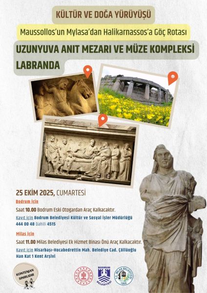 Uzunyuva Anıt Mezarı ve Müze Kompleksi ile Labranda Kültür ve Doğa Yürüyüşü
