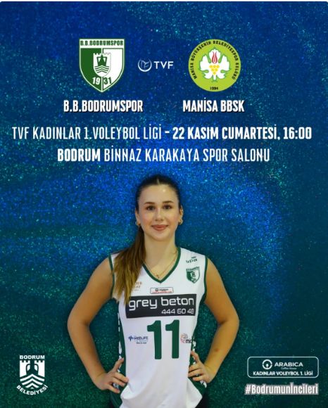 Kadınlar Voleybol 1. Ligi A Grubu Bodrum Bld. Bodrumspor-Vestel Manisa B.Ş.B