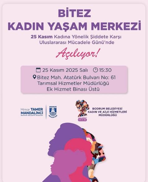 Bitez Kadın Yaşam Merkezi Açılışı