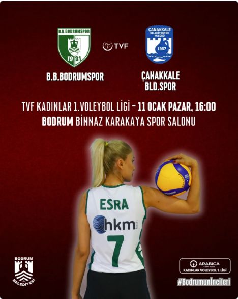 Kadınlar Voleybol 1. Ligi A Grubu Bodrum Bld. Bodrumspor-Çanakkale Bld.