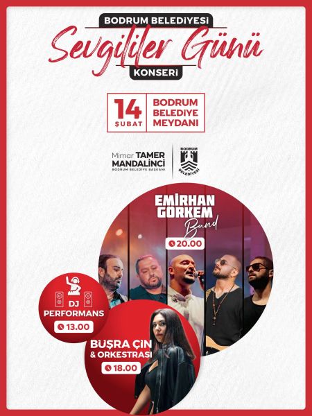 Bodrum Belediyesi Sevgililer Günü Programı