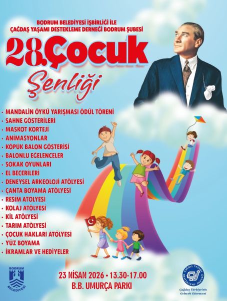 23 Nisan Ulusal Egemenlik ve Çocuk Bayramı Çocuk Şenliği-Bodrum