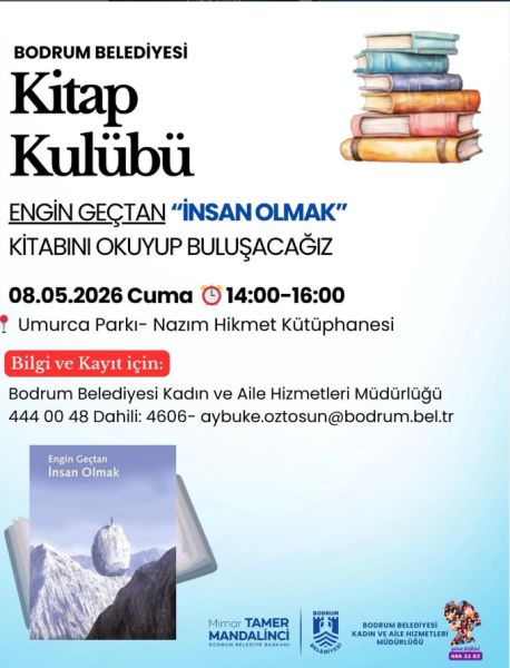 Engin Geçtan - İnsan Olmak Bodrum Belediyesi Kitap Kulübü