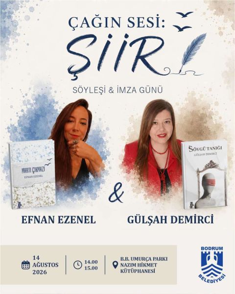 Çağın Sesi: Şiir Efnan Ezenel & Gülşah Demirci Söyleşi ve İmza Günü