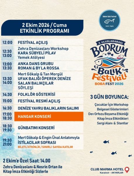 2. Uluslararası Bodrum Balık Festivali-