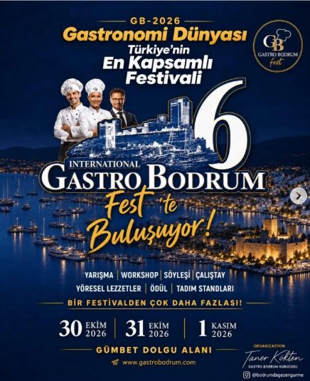 2026 Uluslararası GastroBodrum Gastronomi Festivali