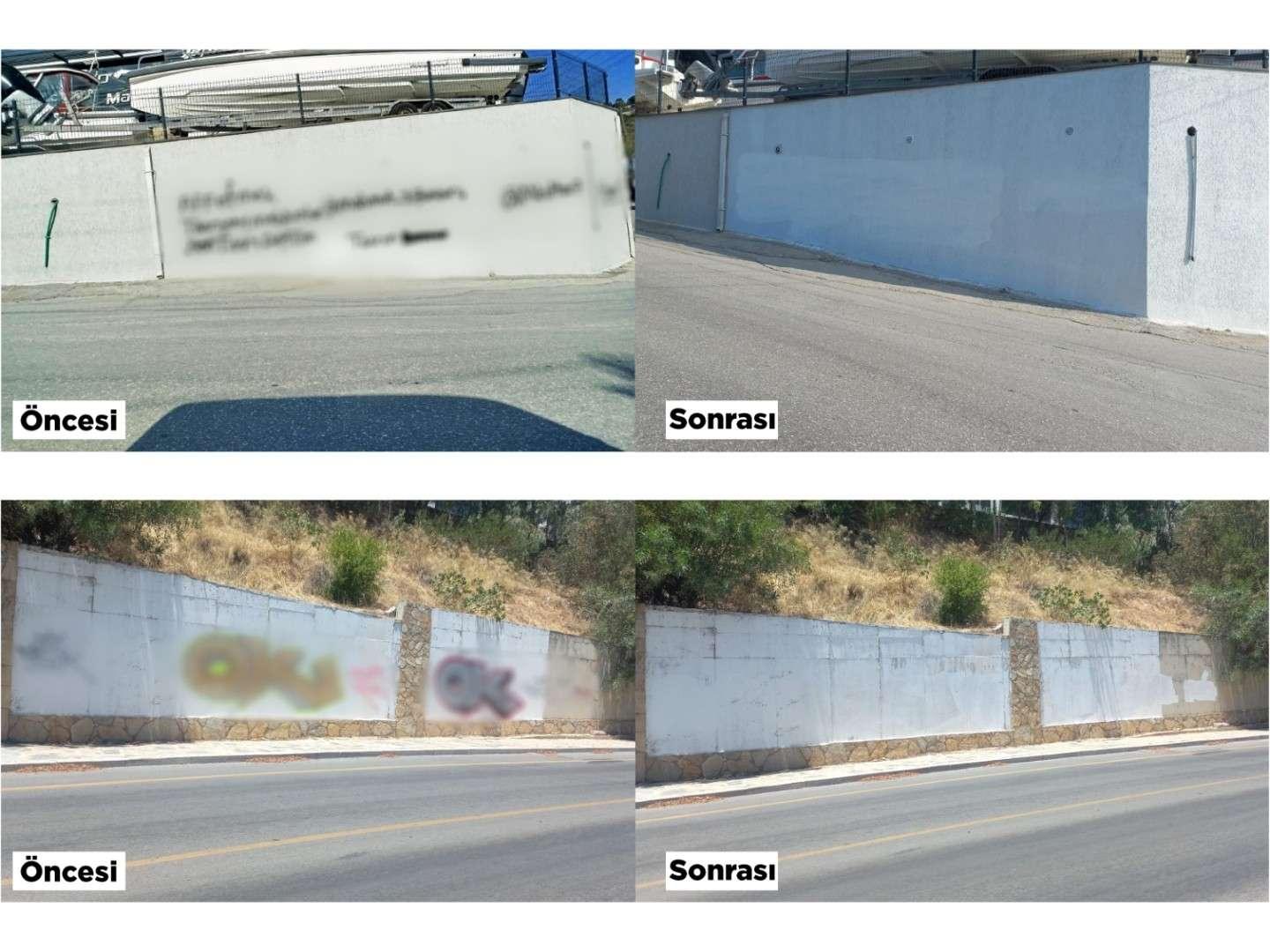 BODRUM BELEDİYESİ KENT ESTETİĞİNİ KORUMAYA DEVAM EDİYOR