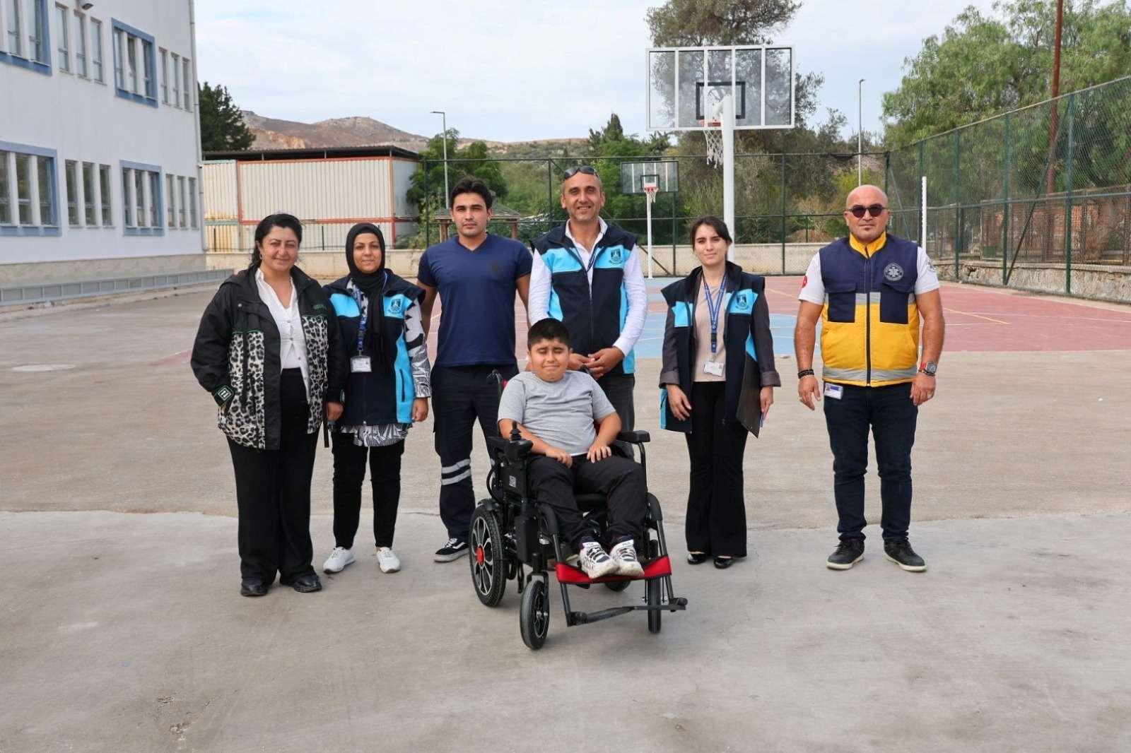 BODRUM BELEDİYESİNDEN AKÜLÜ SANDALYE, BAKIM VE ONARIM DESTEĞİ