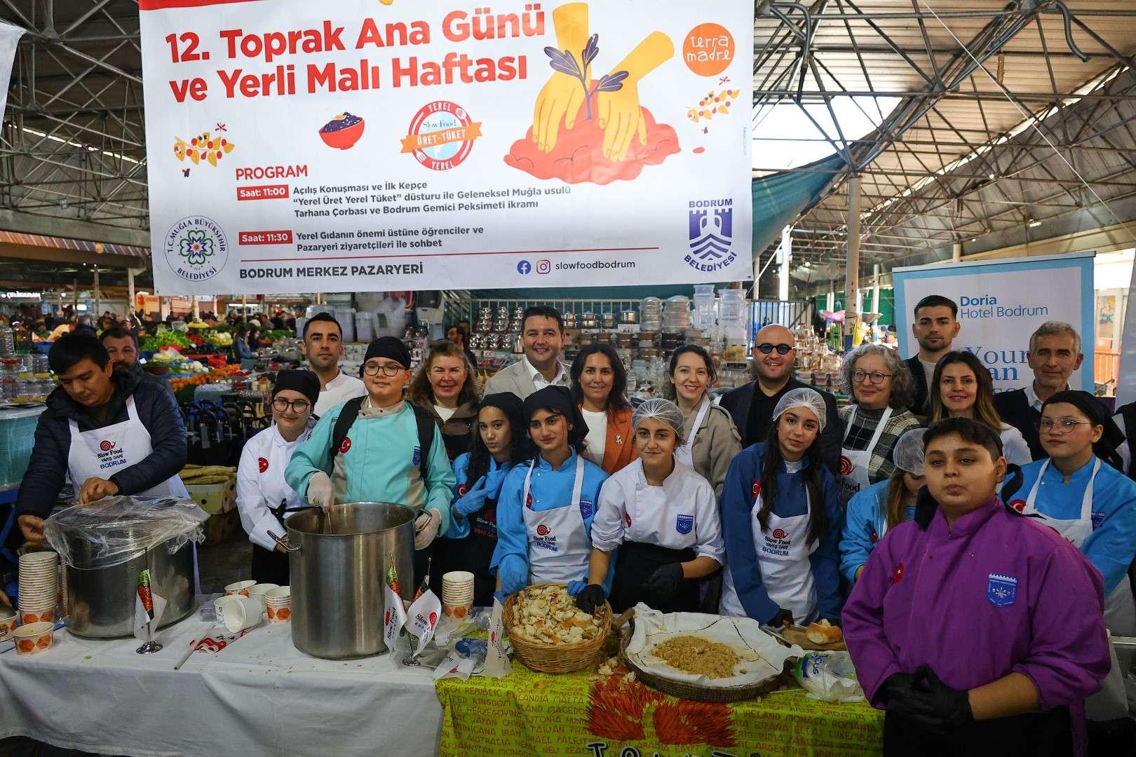 BODRUM’DA 12. TOPRAK ANA GÜNÜ VE YERLİ MALI HAFTASI KUTLANDI