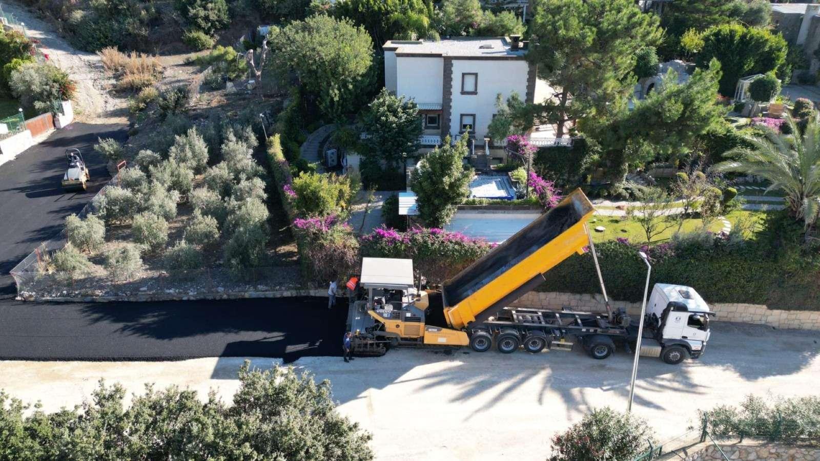 BODRUM BELEDİYESİNDEN ÜSTYAPI ÇALIŞMALARI