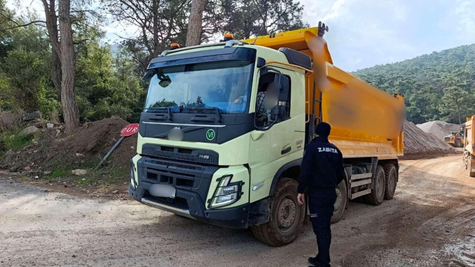 BODRUM’DA İNŞAAT ATIĞI DÖKENLERE 418 BİN TÜRK LİRASI CEZAİ İŞLEM