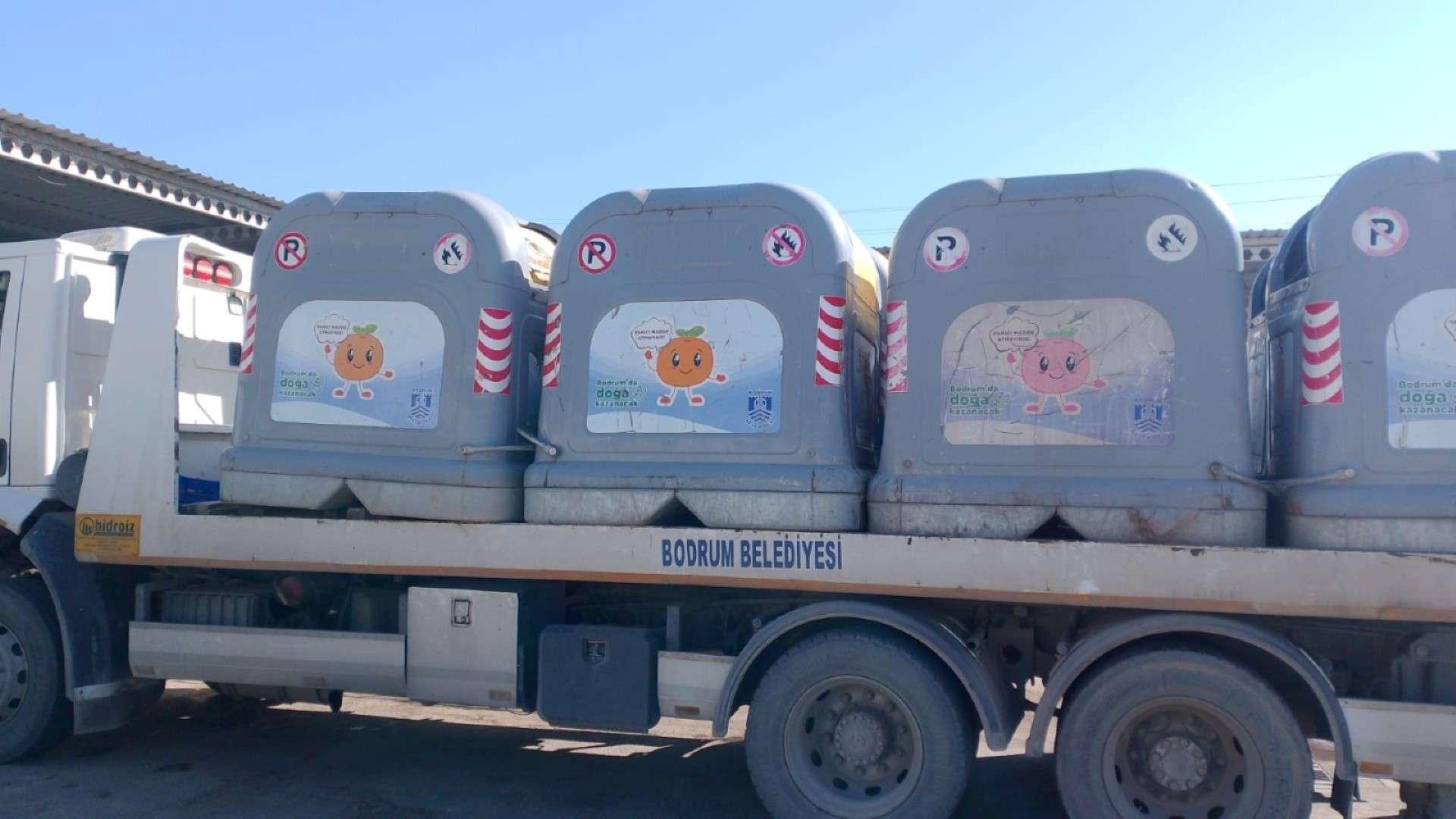 BELEDİYEDEN KONTEYNER YENİLEME ÇALIŞMALARI