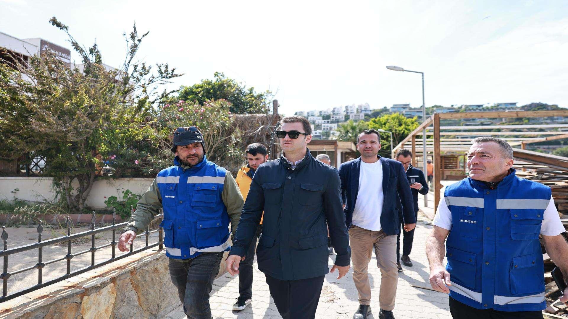 BAŞKAN MANDALİNCİ’DEN SAHA GEZİLERİNE YOĞUN MESAI