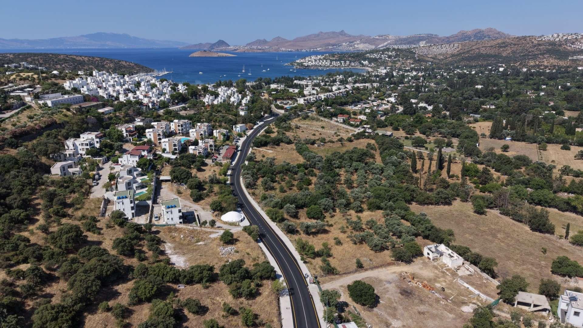 BERGAMUT CADDESİ İLE DERVİŞ GÖRGÜN CADDESİNDE ÇALIŞMALAR TAMAMLANDI