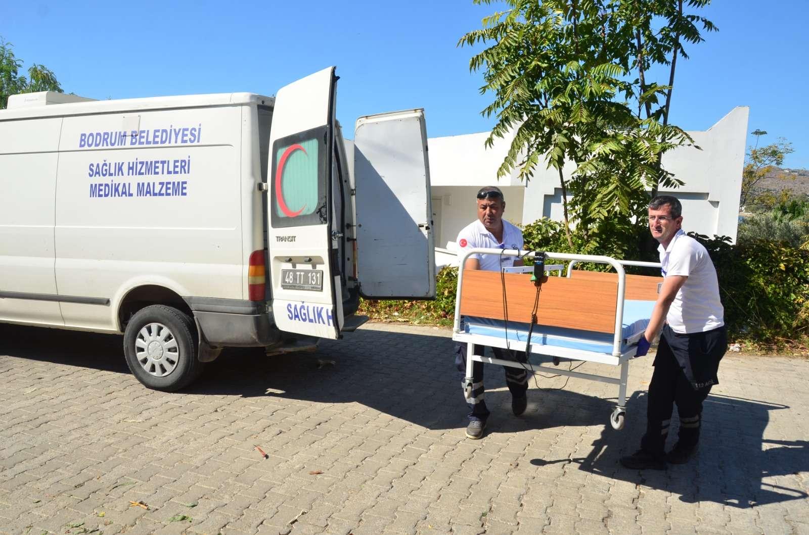 BODRUM BELEDİYESİ MEDİKAL MALZEME DESTEĞİNİ SÜRDÜRÜYOR