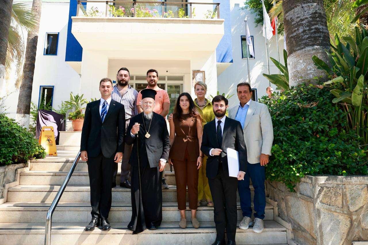 PATRİK BARTHOLOMEOS, BODRUM BELEDİYESİNİ ZİYARET ETTİ