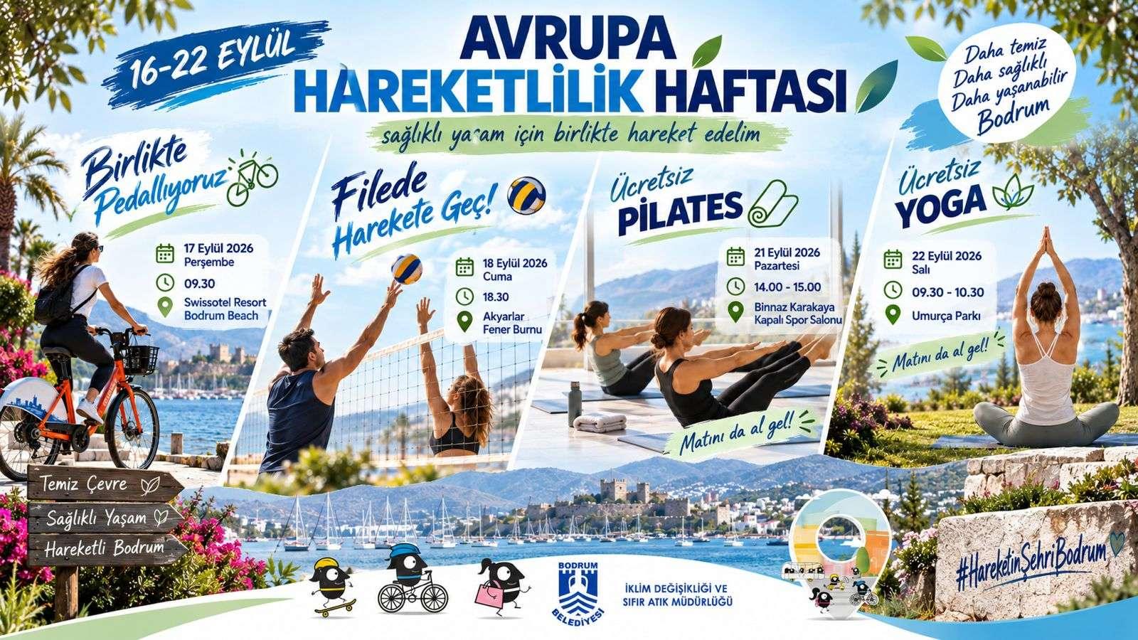 AVRUPA HAREKETLİLİK HAFTASI BODRUM’DA ETKİNLİKLERLE KUTLANIYOR