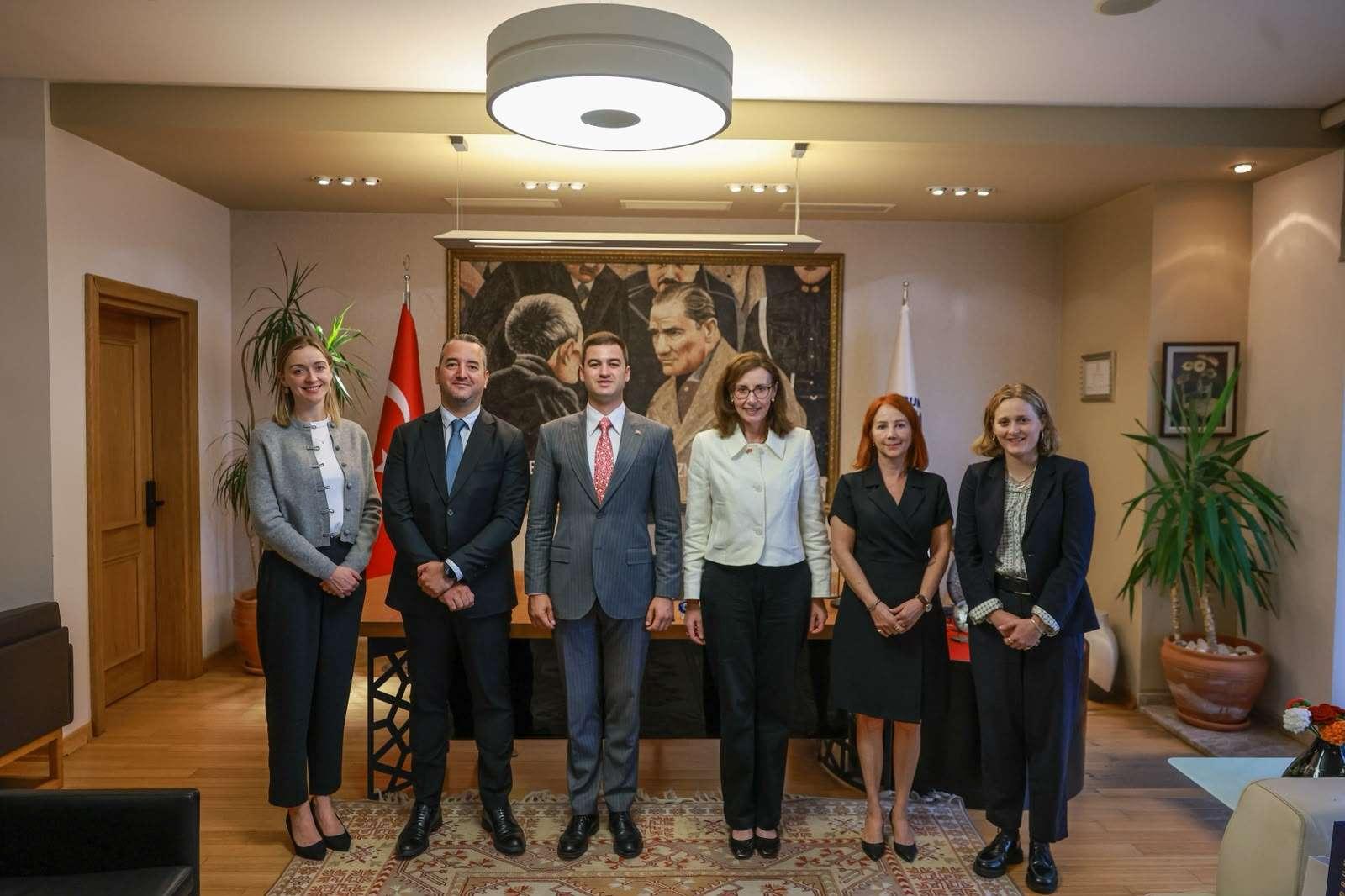 BİRLEŞİK KRALLIK TÜRKİYE BÜYÜKELÇİSİ JENNİFER ANDERSON’DAN BODRUM BELEDİYESİNE ZİYARET