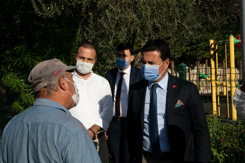 BAŞKAN ARAS ESKİÇEŞME VE CUMHURİYET MAHALLELERİNDE İNCELEMELERDE BULUNDU