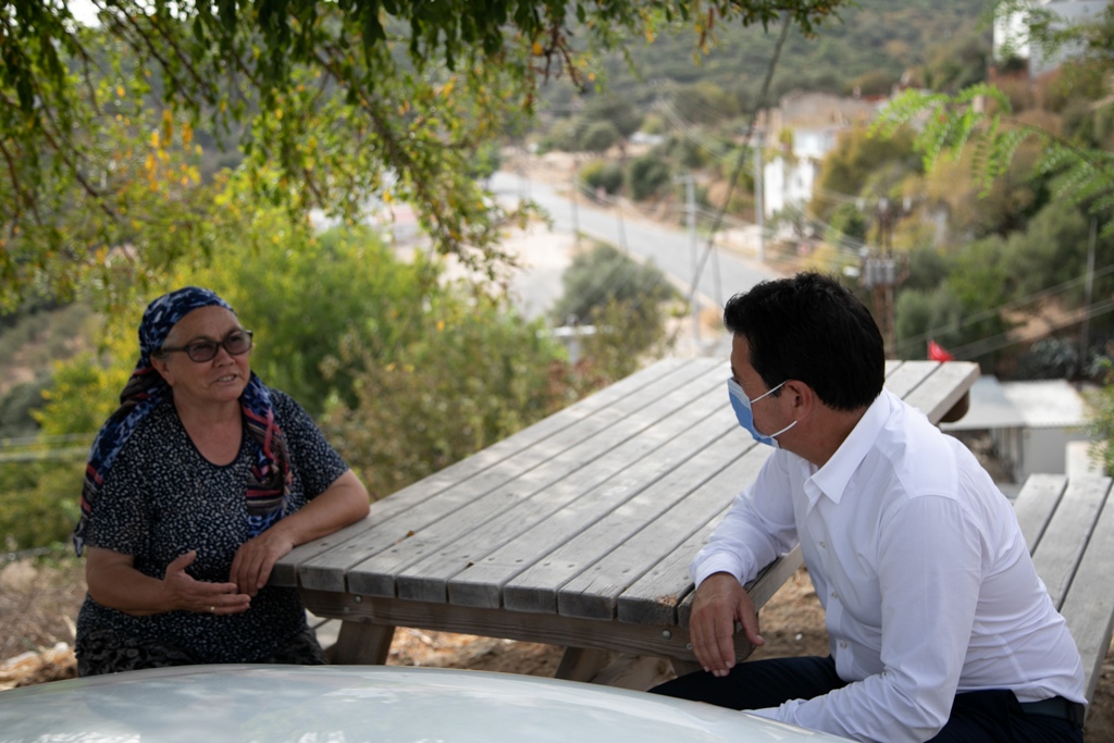 BAŞKAN ARAS DAĞBELEN MAHALLESİNDE