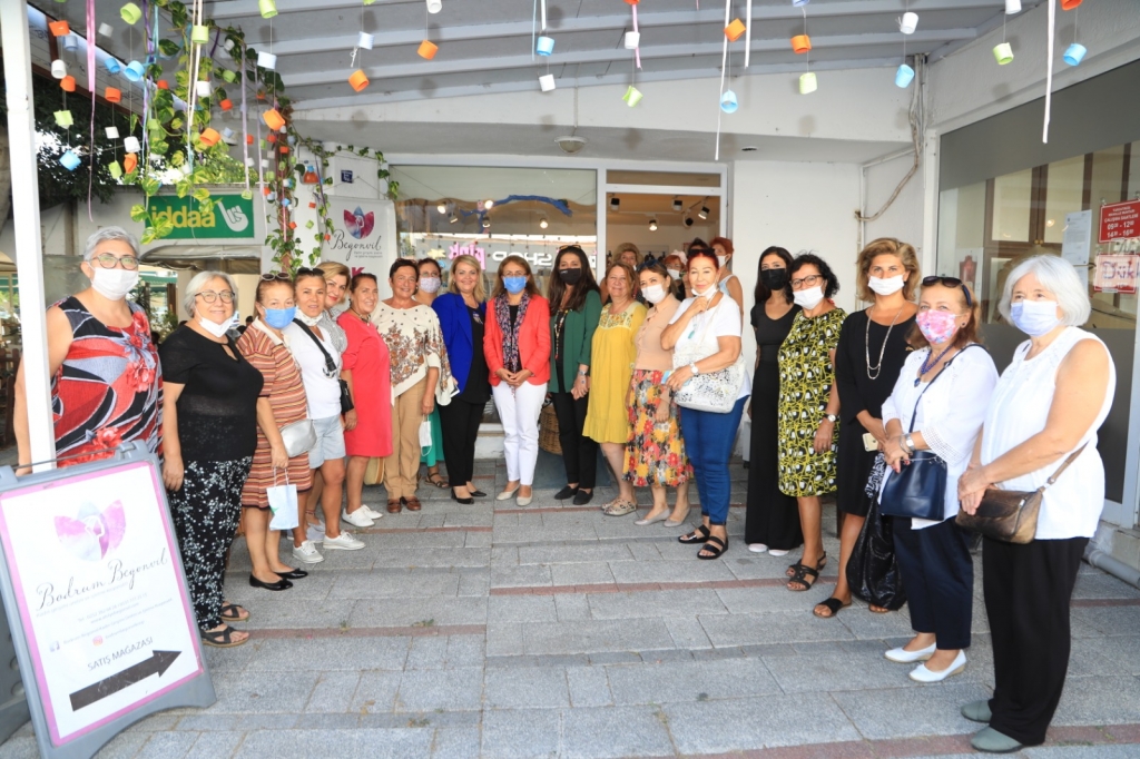 FATMA KÖSE BODRUM’DA KOOPERATİFLERİ ZİYARET ETTİ