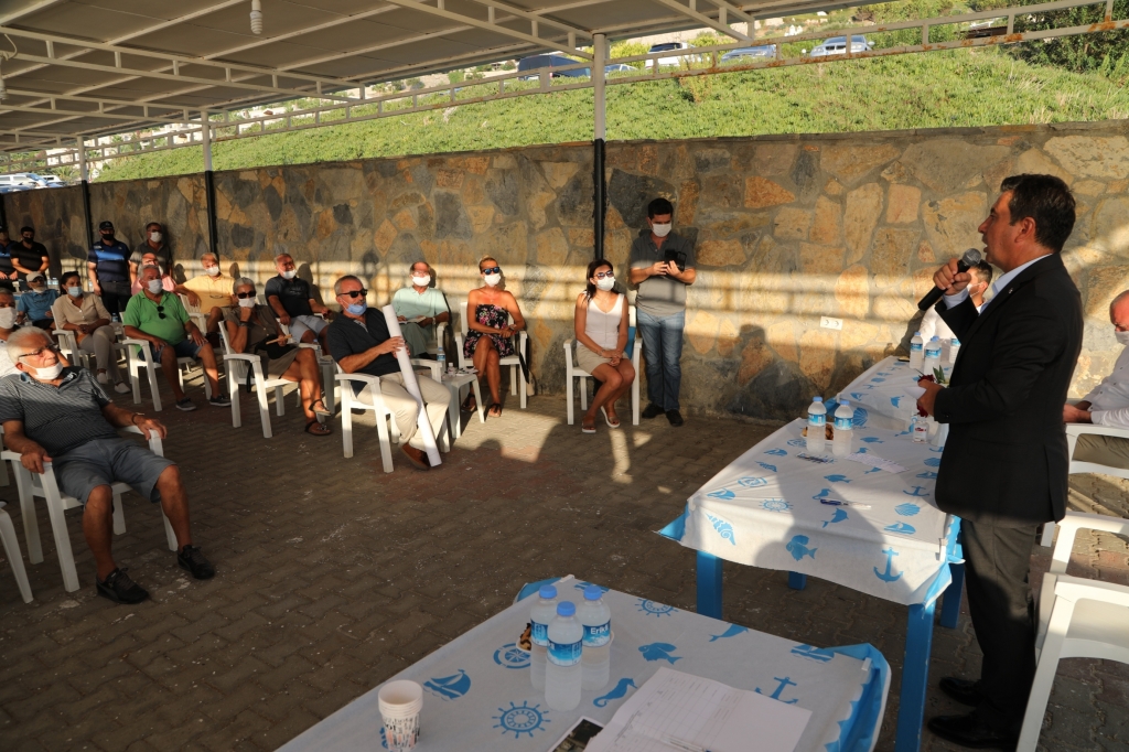 BAŞKAN ARAS KIZILBURUN SİTELER PLATFORMU İLE BİRARAYA GELDİ