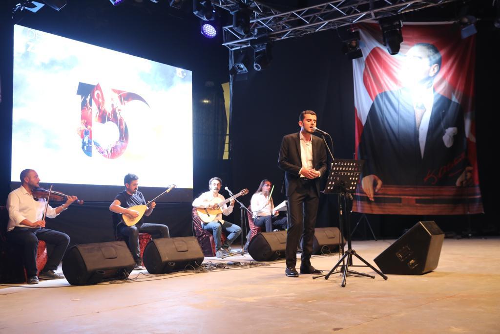 15 TEMMUZ DEMOKRASİ VE MİLLİ BERABERLİK GÜNÜ ANILDI