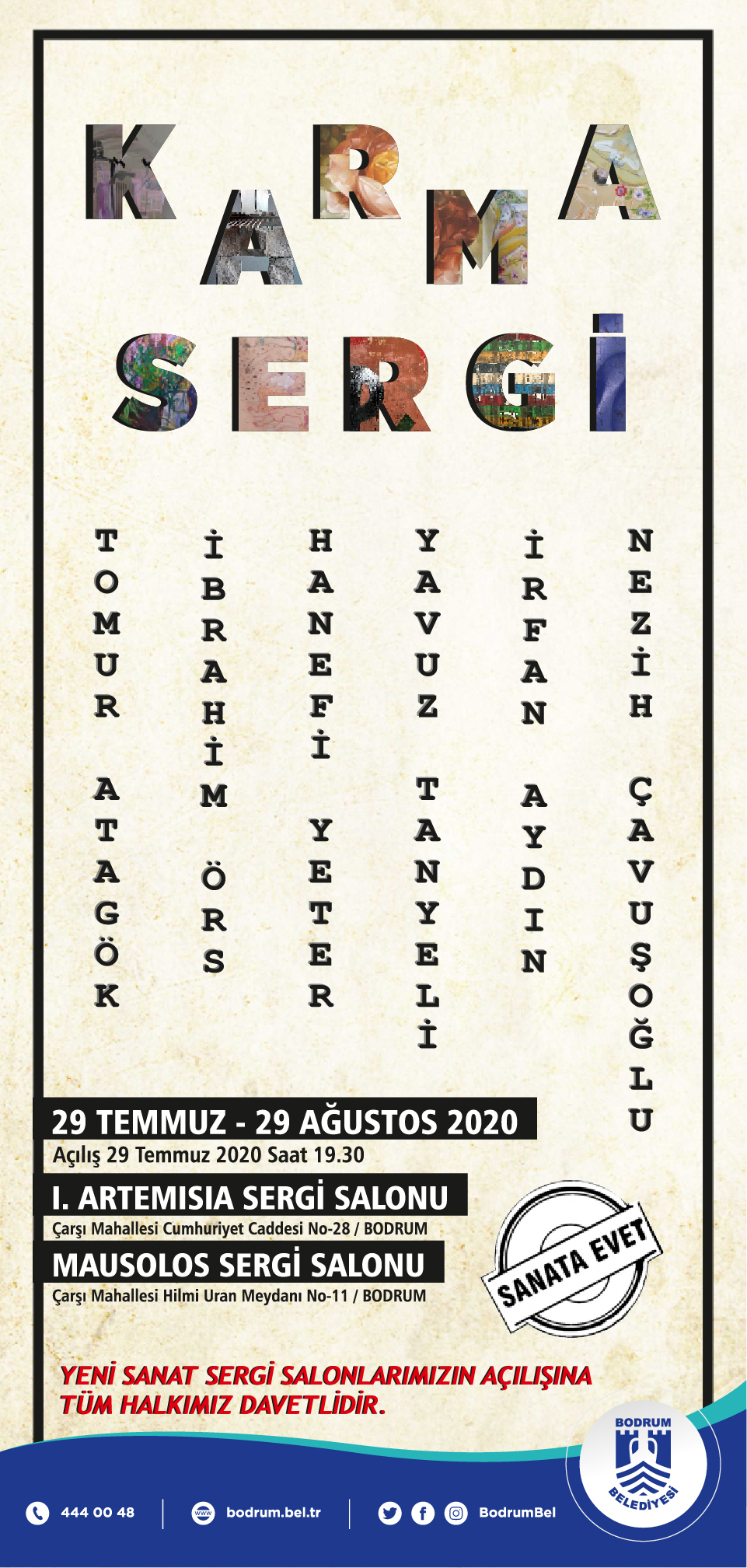 BODRUM BELEDİYESİ’NDEN YENİ SERGİ SALONLARI