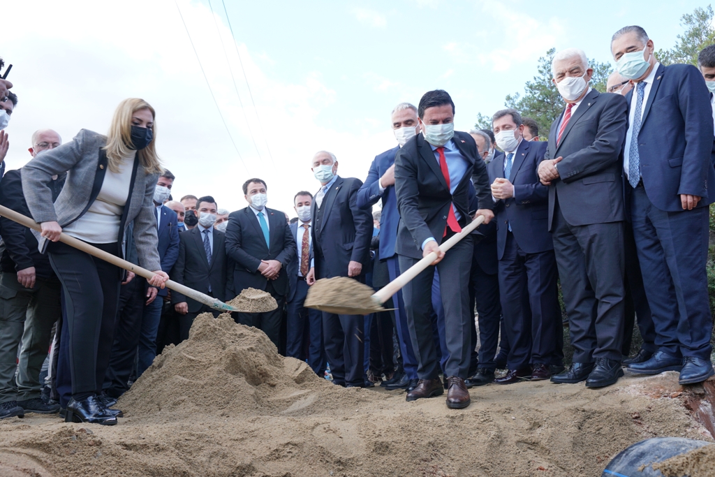 BODRUM ALTYAPISI İÇİN ÖNEMLİ PROJEDE TEMEL ATMA TÖRENİ GERÇEKLEŞTİ