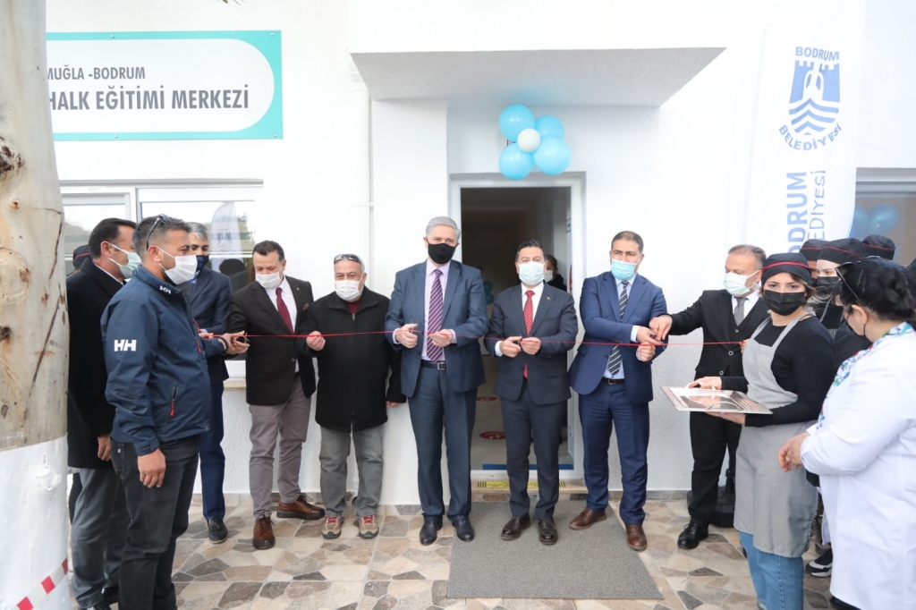 BODRUM BELEDİYESİ ÖNCÜLÜĞÜNDE, HALK EĞİTİM MERKEZİ'NE HİZMET BİNASI KAZANDIRILDI