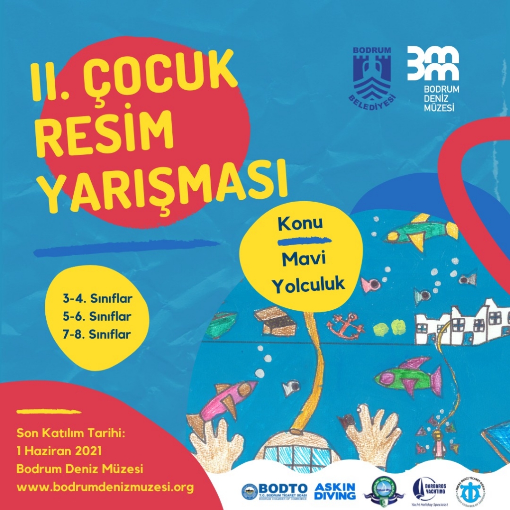 BODRUMLU ÇOCUKLAR MAVİ YOLCULUĞU ÇİZECEK