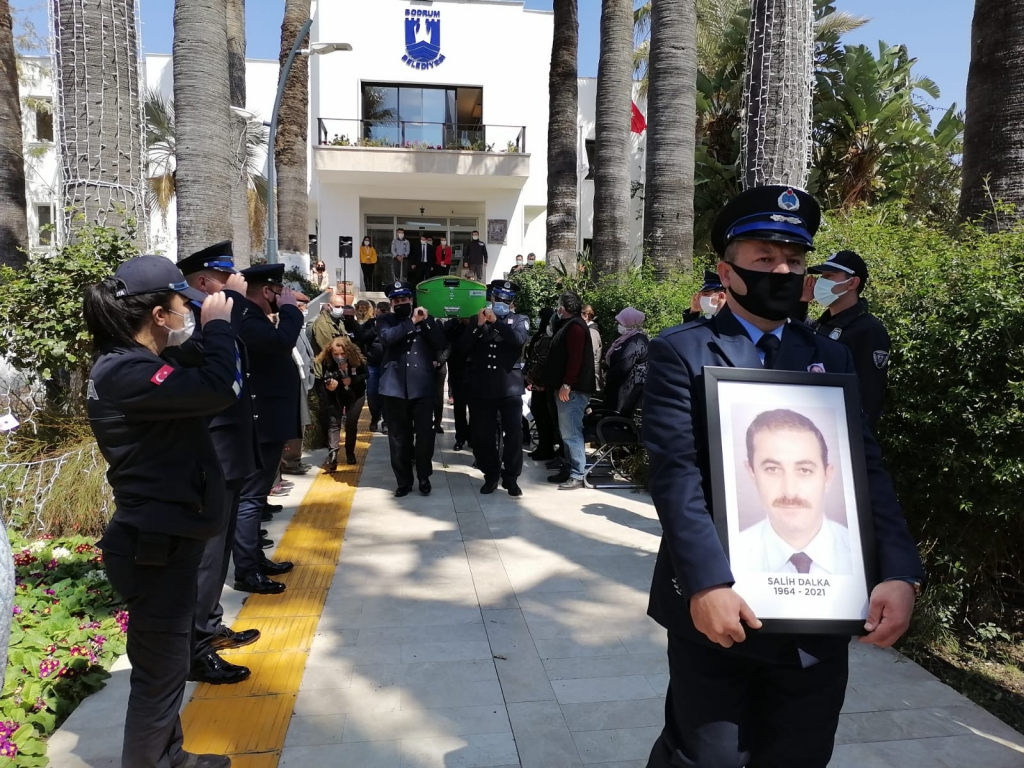 BELEDİYEDEN EMEKLİ ZABITA KOMİSERİ İÇİN SON GÖREV