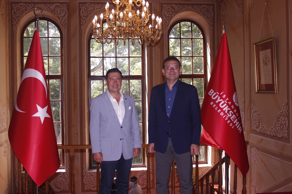 BODRUM BELEDİYE BAŞKANI AHMET ARAS İSTANBUL BÜYÜKŞEHİR BELEDİYE BAŞKANI EKREM İMAMOĞLU İLE GÖRÜŞTÜ