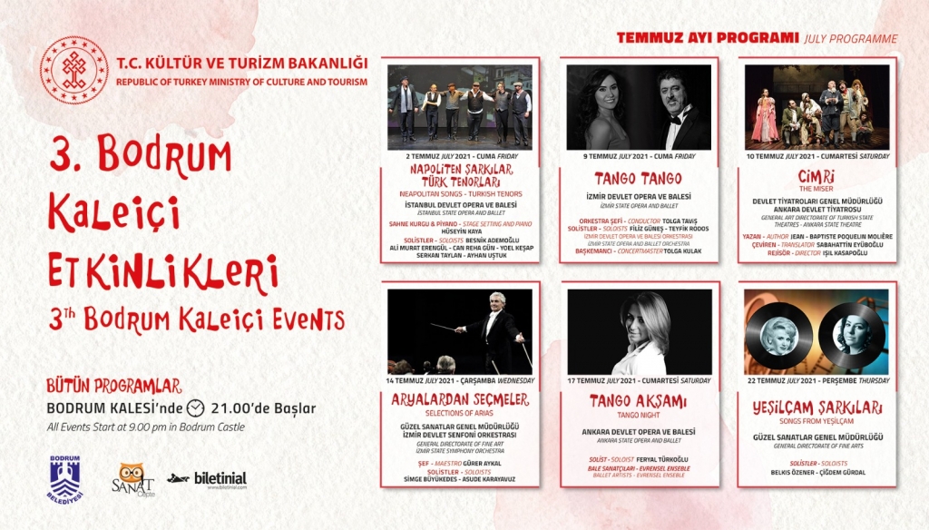 3. BODRUM KALEİÇİ ETKİNLİKLERİ BAŞLIYOR