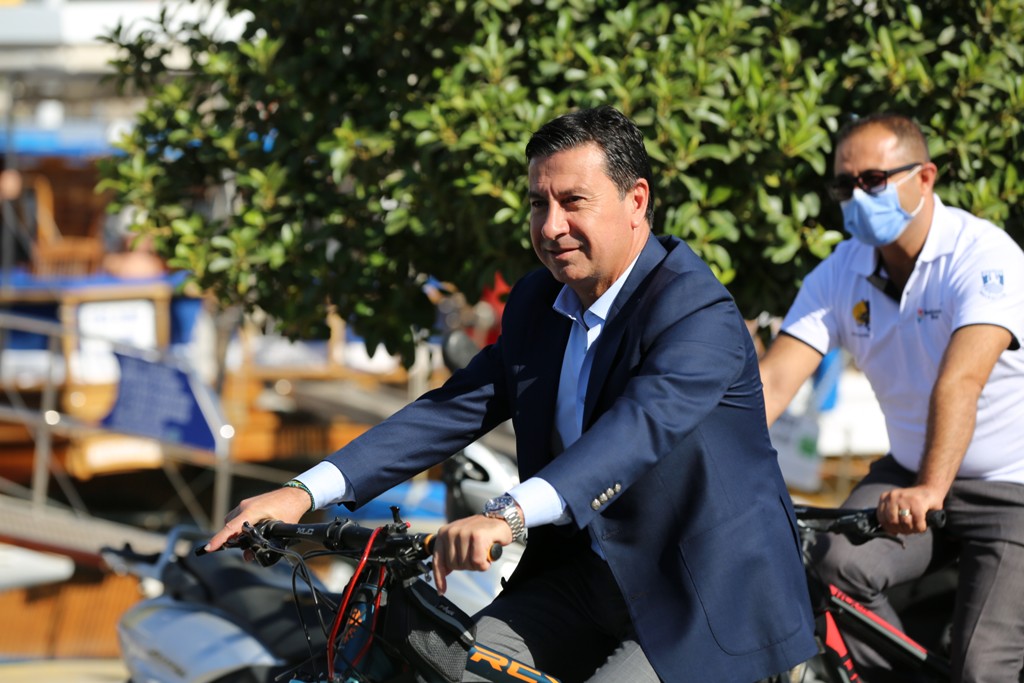 BAŞKAN ARAS AVRUPA HAREKETLİLİK HAFTASINDA PEDAL ÇEVİRDİ