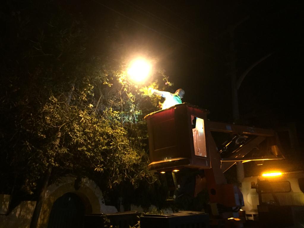 BODRUM BELEDİYESİ ELEKTRİK EKİPLERİ KESİNTİSİZ ÇALIŞIYOR