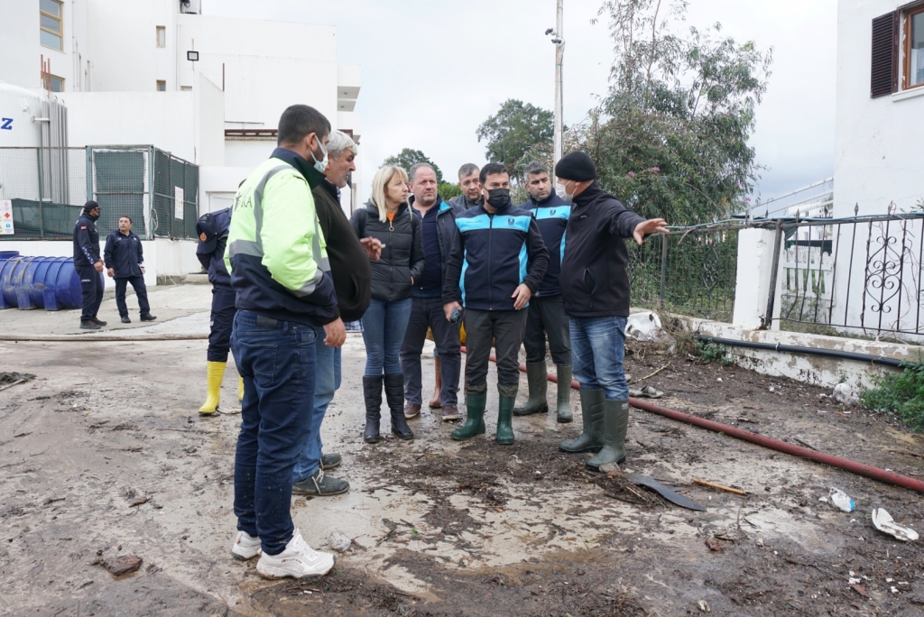 BAŞKAN ARAS, SU TAŞKINLARINA KARŞI TÜM İMKANLARI SEFERBER ETTİ