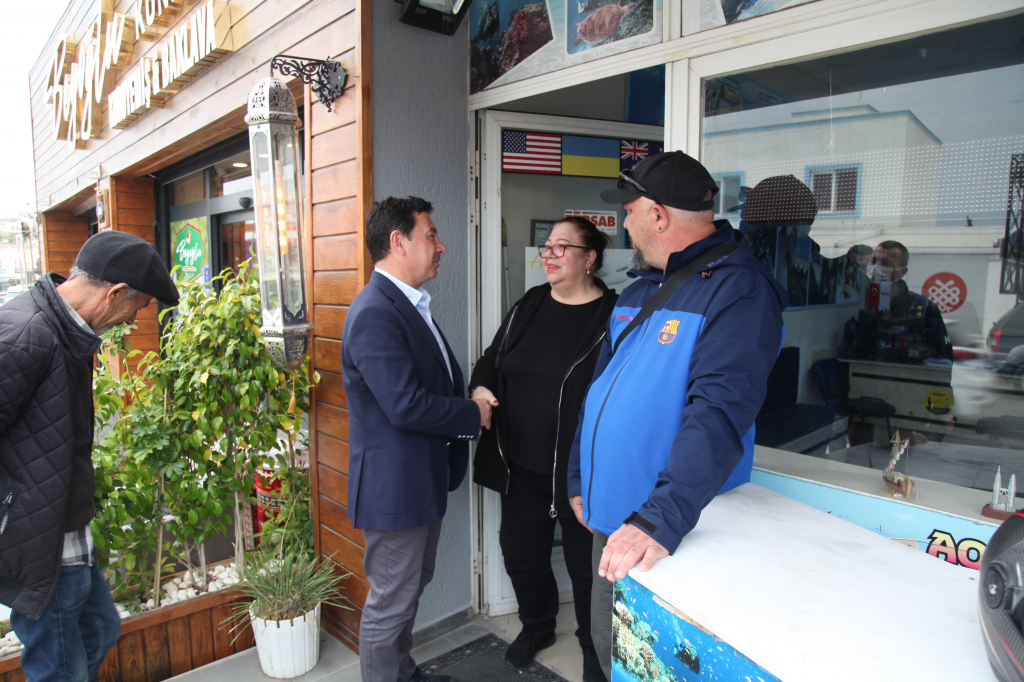 BAŞKAN ARAS, MAHALLE ZİYARETLERİNE DEVAM EDİYOR